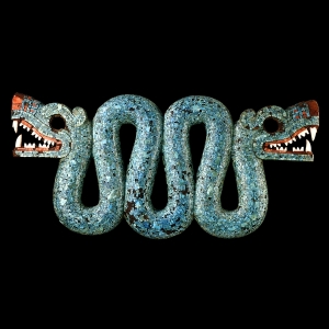 Double Headed Serpent Turquoise Mosaic, the British Museum Collection 