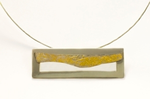 framelayerpendant - gold leaf - small
